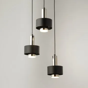 Sigma Rif Lux fekete-ezüst függesztett lámpa (SIG-40717) GX53 3 izzós IP20