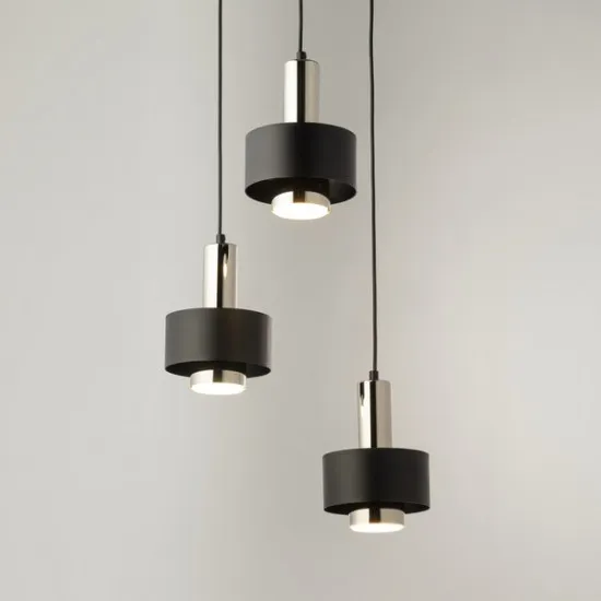 Sigma Rif Lux fekete-ezüst függesztett lámpa (SIG-40717) GX53 3 izzós IP20