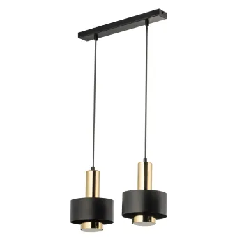 Sigma Rif Lux fekete-arany függesztett lámpa (SIG-40785) GX53 2 izzós IP20
