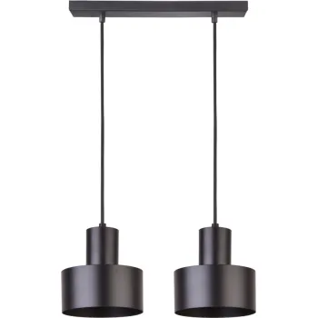 Sigma Rif fekete függesztett lámpa (SIG-30898) E27 2 izzós IP20