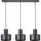Sigma Rif fekete függesztett lámpa (SIG-30899) E27 3 izzós IP20