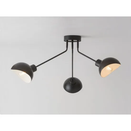 Sigma Roy fekete mennyezeti lámpa (SIG-32431) E27 3 izzós IP20