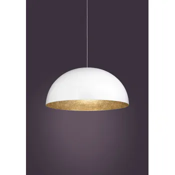 Sigma Sfera fehér-arany függesztett lámpa (SIG-30127) E27 1 izzós IP20