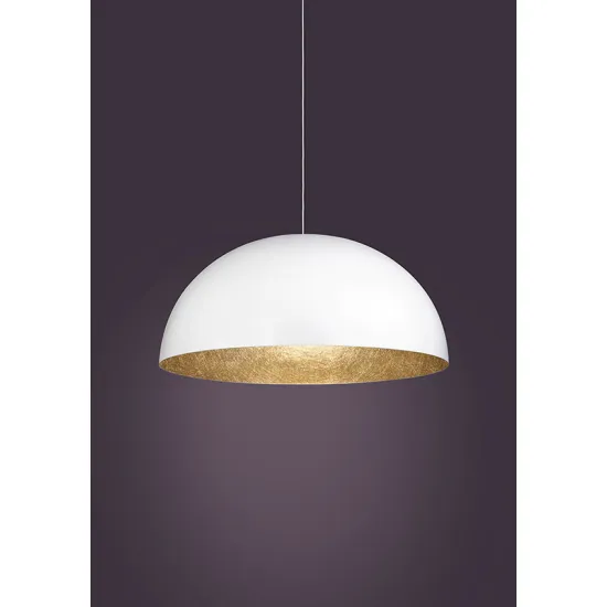 Sigma Sfera fehér-arany függesztett lámpa (SIG-30127) E27 1 izzós IP20