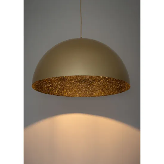 Sigma Sfera fekete-arany függesztett lámpa (SIG-32296) E27 1 izzós IP20