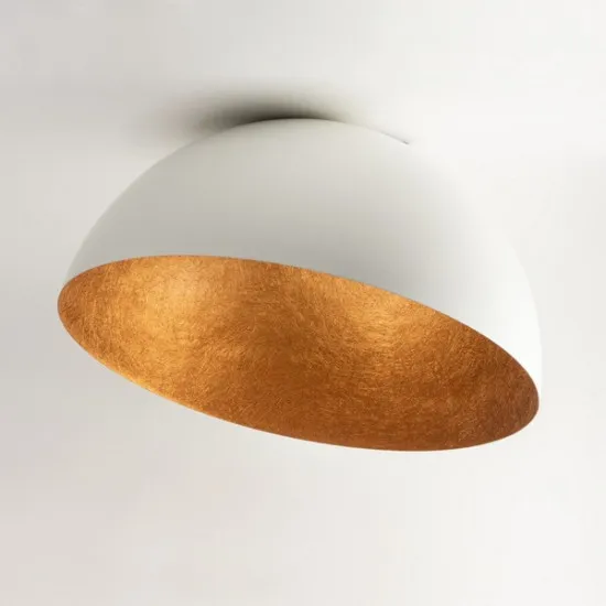 Sigma Sfera fehér-réz mennyezeti lámpa (SIG-32461) E27 1 izzós IP20