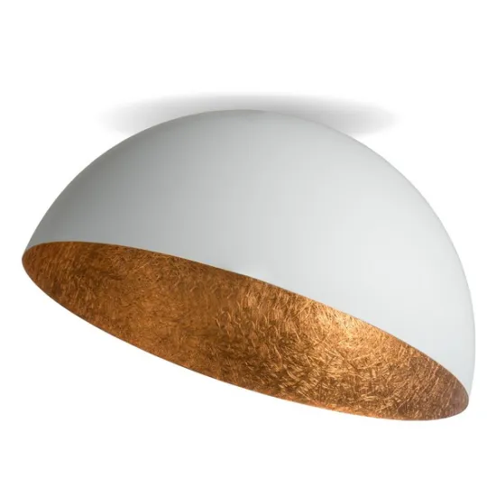 Sigma Sfera fehér-réz mennyezeti lámpa (SIG-32462) E27 1 izzós IP20