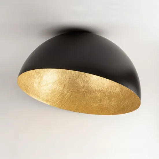 Sigma Sfera fekete-arany mennyezeti lámpa (SIG-32472) E27 1 izzós IP20