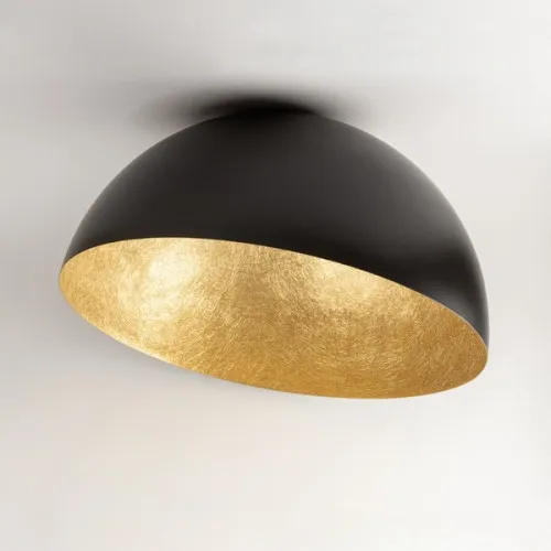 Sigma Sfera fekete-arany mennyezeti lámpa (SIG-32473) E27 1 izzós IP20