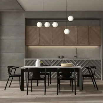 Sigma Silia fekete-fehér függesztett lámpa (SIG-33694) G9 5 izzós IP20