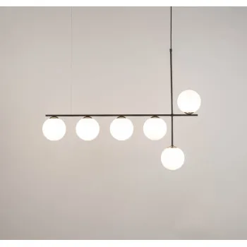 Sigma Silia fekete-fehér függesztett lámpa (SIG-33697) G9 6 izzós IP20