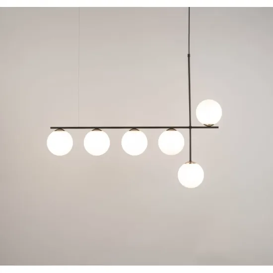 Sigma Silia fekete-fehér függesztett lámpa (SIG-33697) G9 6 izzós IP20 Sigma Silia fekete-fehér függesztett lámpa (SIG-33697) G9 6 izzós IP20