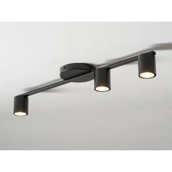 Sigma Sky fekete mennyezeti spotlámpa (SIG-33433) GU10 3 izzós IP20