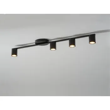 Sigma Sky fekete mennyezeti spotlámpa (SIG-33436) GU10 4 izzós IP20