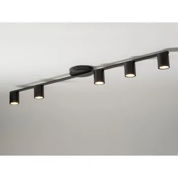 Sigma Sky fekete mennyezeti spotlámpa (SIG-33439) GU10 5 izzós IP20