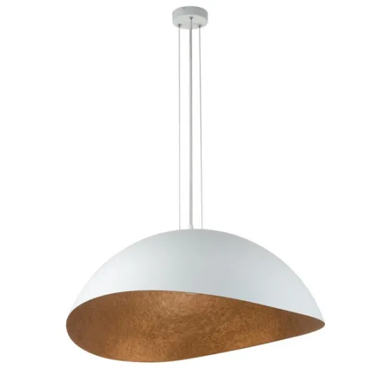 Sigma Solaris fehér-réz függesztett lámpa (SIG-40624) E27 1 izzós IP20