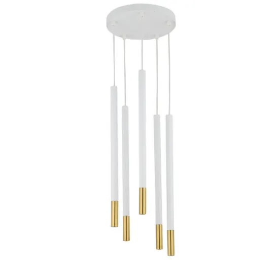 Sigma Sopel Due fehér-arany függesztett lámpa (SIG-33238) G9 5 izzós IP20