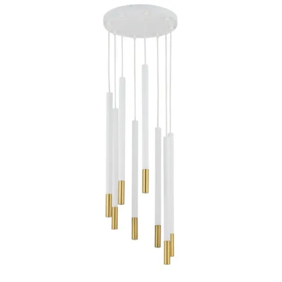 Sigma Sopel Due fehér-arany függesztett lámpa (SIG-33240) G9 8 izzós IP20