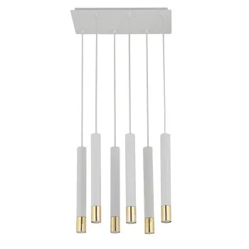 Sigma Sopel Grand fehér-arany függesztett lámpa (SIG-33390) GU11 6 izzós IP20