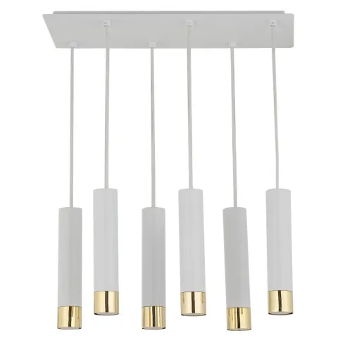 Sigma Sopel Grand fehér-arany függesztett lámpa (SIG-33390) GU11 6 izzós IP20