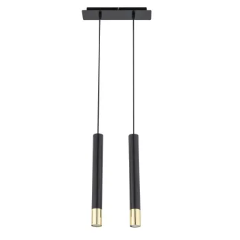 Sigma Sopel Grand fekete-arany függesztett lámpa (SIG-33394) GU11 2 izzós IP20