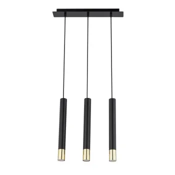 Sigma Sopel Grand fekete-arany függesztett lámpa (SIG-33395) GU11 3 izzós IP20