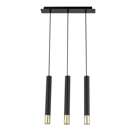 Sigma Sopel Grand fekete-arany függesztett lámpa (SIG-33395) GU11 3 izzós IP20