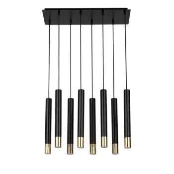 Sigma Sopel Grand fekete-arany függesztett lámpa (SIG-33398) GU11 8 izzós IP20