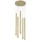 Sigma Sopel Laser arany függesztett lámpa (SIG-33230) G9 5 izzós IP20