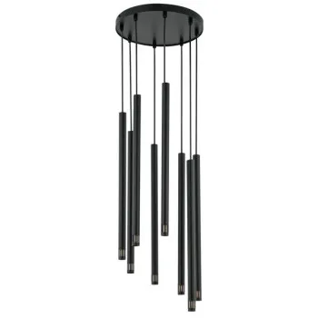 Sigma Sopel Laser fekete függesztett lámpa (SIG-33231) G9 8 izzós IP20