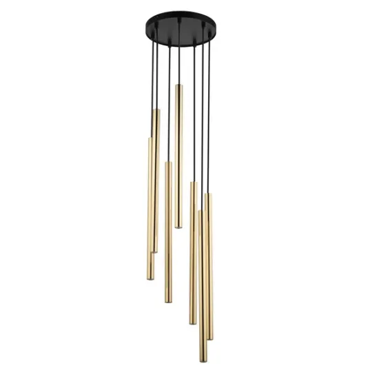 Sigma Sopel Lux fekete-arany függesztett lámpa (SIG-40740) G9 7 izzós IP20