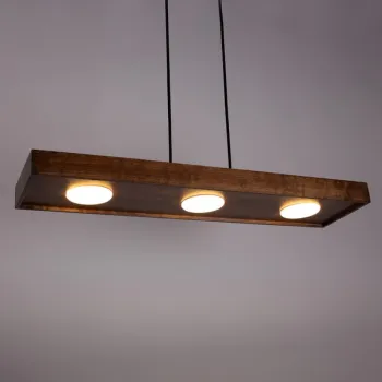 Sigma Soul fekete-barna függesztett lámpa (SIG-40918) GX53 3 izzós IP20