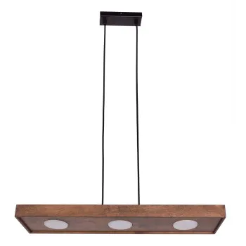 Sigma Soul fekete-barna függesztett lámpa (SIG-40918) GX53 3 izzós IP20