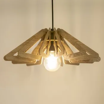 Sigma Spring barna-fekete függesztett lámpa (SIG-40956) E27 1 izzós IP20