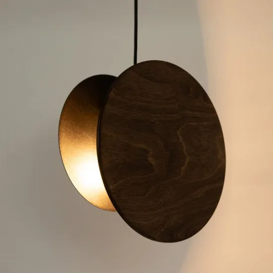 Sigma Tola fekete-barna függesztett lámpa (SIG-40891) E27 1 izzós IP20