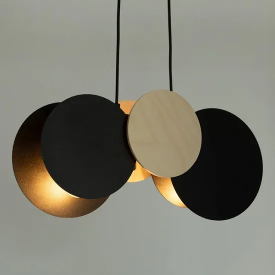 Sigma Tola bézs-fekete függesztett lámpa (SIG-40895) E27 2 izzós IP20