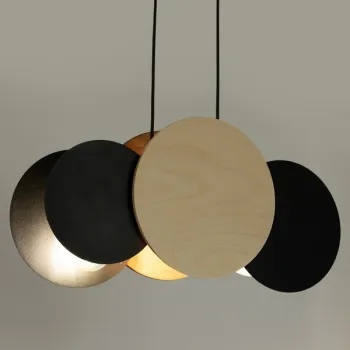 Sigma Tola bézs-fekete függesztett lámpa (SIG-40896) E27 3 izzós IP20