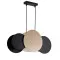 Sigma Tola bézs-fekete függesztett lámpa (SIG-40896) E27 3 izzós IP20