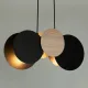 Sigma Tola fekete-barna függesztett lámpa (SIG-41092) E27 2 izzós IP20