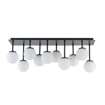 Sigma Tulia fekete-fehér mennyezeti lámpa (SIG-33493) G9 10 izzós IP20