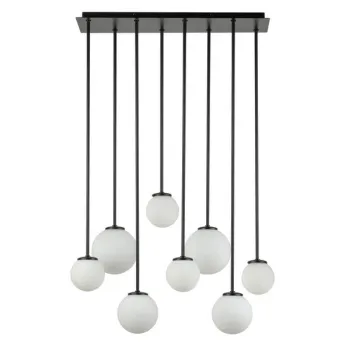 Sigma Tulia fekete-fehér mennyezeti lámpa (SIG-33495) G9 8 izzós IP20