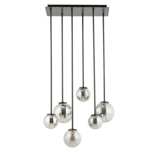 Sigma Tulia fekete-szürke mennyezeti lámpa (SIG-33498) G9 6 izzós IP20