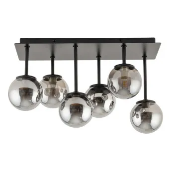 Sigma Tulia fekete-szürke mennyezeti lámpa (SIG-33500) G9 6 izzós IP20