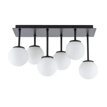 Sigma Tulia fekete-fehér mennyezeti lámpa (SIG-33501) G9 6 izzós IP20