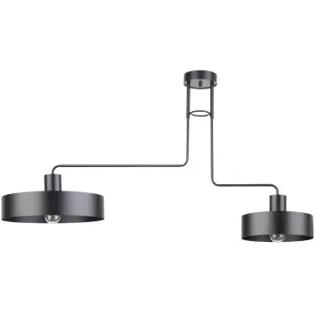 Sigma Vasco fekete mennyezeti lámpa (SIG-31551) E27 2 izzós IP20 Sigma Vasco fekete mennyezeti lámpa (SIG-31551) E27 2 izzós IP20