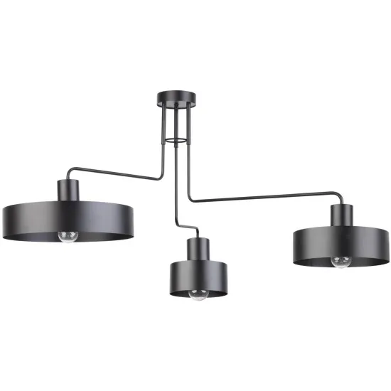 Sigma Vasco fekete mennyezeti lámpa (SIG-31553) E27 3 izzós IP20 Sigma Vasco fekete mennyezeti lámpa (SIG-31553) E27 3 izzós IP20