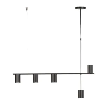 Sigma Vendo fekete függesztett lámpa (SIG-33692) GU10 5 izzós IP20