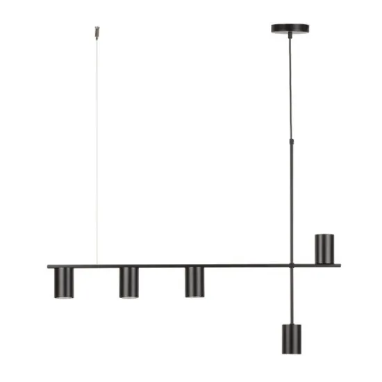 Sigma Vendo fekete függesztett lámpa (SIG-33692) GU10 5 izzós IP20