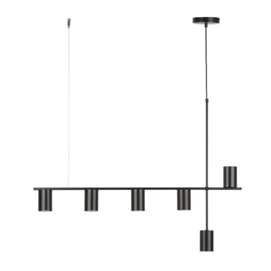 Sigma Vendo fekete függesztett lámpa (SIG-33695) GU10 6 izzós IP20
