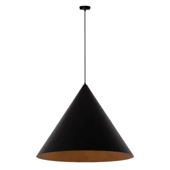 Sigma Vesuvio fekete-réz függesztett lámpa (SIG-41044) E27 1 izzós IP20